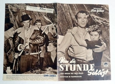 IFB 789 Wem die Stunde schlägt FILMPROGRAMM Movie Program GARY COOPER I. Bergman