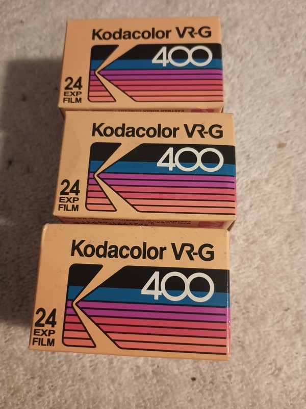3 KODACOLOER VR-G CC 135-24 400/27 SEALED IN 1989