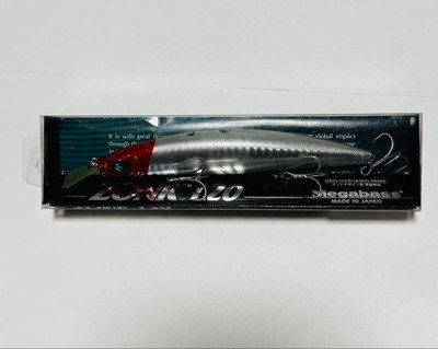 Megabass ZONK120 GG Red Head Minnow Lure New Unused Japan KA654