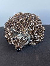 Beaded Hedgehog Animal Figurine Paperweight High Quality Beads