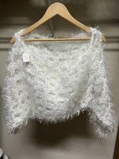 Women's Wedding Bridal Boleros Show Feather Shawl Shrugs Elegant Capes One Size