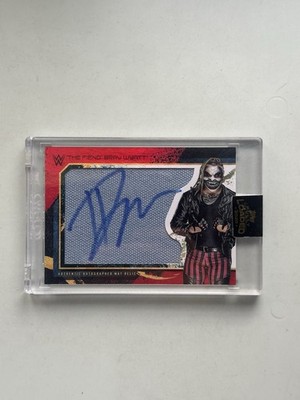 2020 Topps WWE Fully Loaded Mat Relic Autograph Red The Fiend Bray Wyatt /5