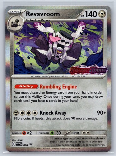 Revavroom (Prerelease) 008 Scarlet & Violet Promo Promo Holo Pokemon