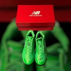 Cooper Flagg Signed New Balance Hesi Low V2 Green Shoes Autographed Auto PSA COA