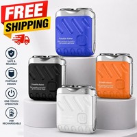 Portable Mini Rotary Dual Ring Electric Shaver USB Rechargeable Pocket Razor