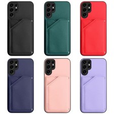 For Samsung Galaxy S26 S25 S24 S23 S22 S20FE Leather Flip Stand Card Wallet Case