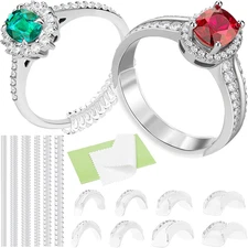 Ring Sizers for Loose Rings - 14Pack, 14Sizes, Invisible Ring Size Adjuster Guar