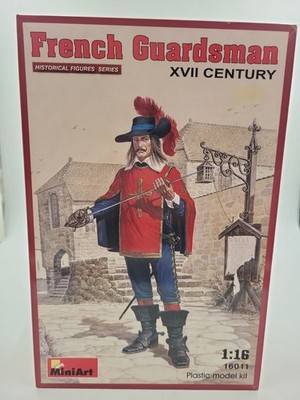 Miniart 1/16 French Guard Plastic Model Historical Figure Series NOS 