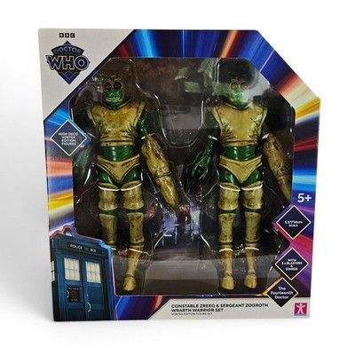 Doctor Who Constable Zreeg und Sergeant Zogroth Wrarth Krieger Figurenset
