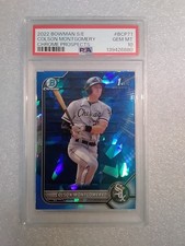 2022 Bowman Chrome Sapphire Colson Montgomery PSA 10