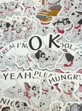 40 Stickers 101 Dalmatians 1 Disney Waterproof Stickers