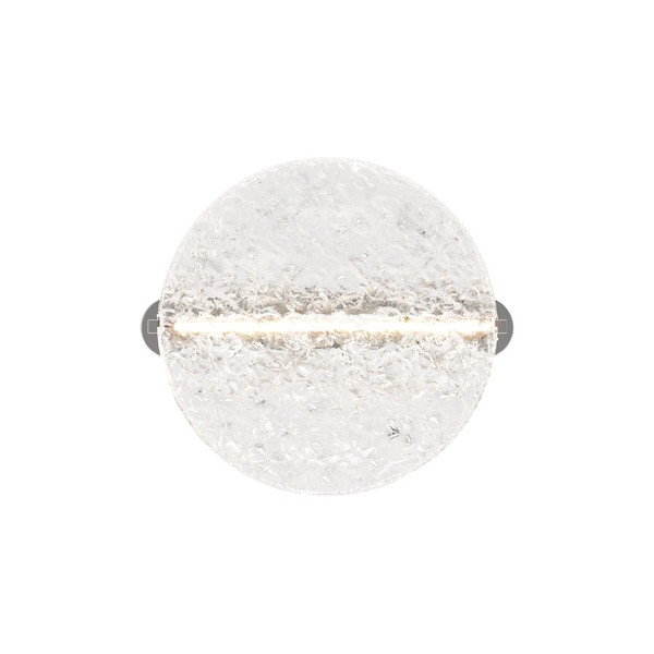 Led Wandlampe Glas Metall Chrom BüRo KüChe B:30 Cm 3000 K Wandleuchte Modern-image