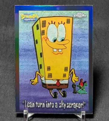 #ad I Can Turn Into A Skyskraper Refractor 2025 Topps Chrome SpongeBob SquarePants $2.49