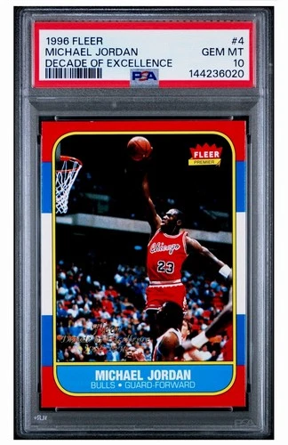 Jordan 1996 Fleer Jordan #4