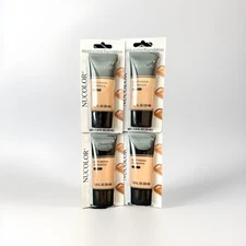 4pk CANDY MOYO Nucolor LIGHT 1 MOISTURIZING CONCEALER FULL COVERAGE FOUNDATION