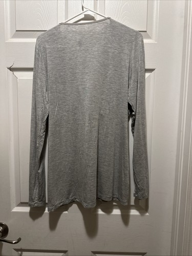 NWT Gap Love Maternity Nursing Modal PJ Shirt | Heather Gray | Medium - Picture 12 of 12