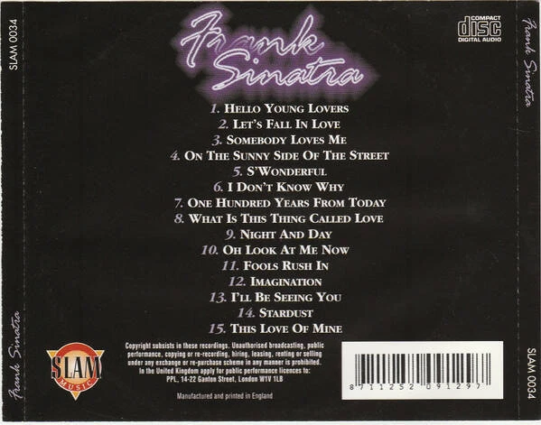 Frank Sinatra - 15 Classic Sinatra Songs (CD) - Image 2 of 4