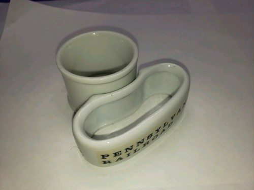 Pennsylvania Railroad Napkin Ring Ceramic Vintage Train Set UNKNOWN REPRODUCTION - Picture 22 of 23