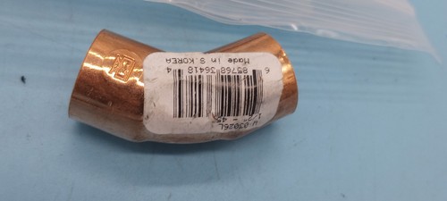 LOT OF 10 NEW Copper 45 Elbows 1/2in Fitting