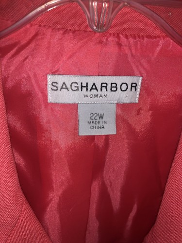 Women’s Plus Size SagHarbor Suit Jacket Size 22W - Picture 4 of 6