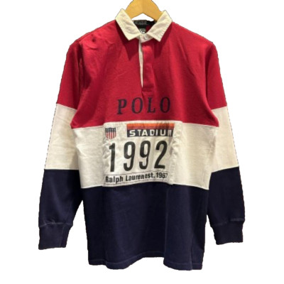 Polo by Ralph Lauren STADIUM 1992 ラガーシャツ Vintage Polo Ralph Lauren Winter Stadium 1992 Rugby Shirt 