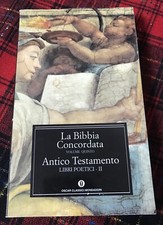 La Bibbia Concordata Volume Quinto V Antico Testamento Libri Poetici II Oscar 