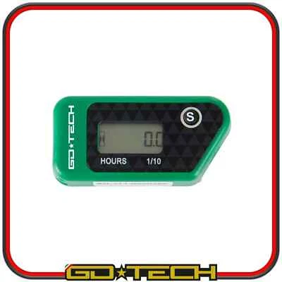 GDTECH RACING CONTA ORE MOTO CROSS CONTAORE Verde ENDURO MOTARD DIGITALE WIRELESS SENZA FILI