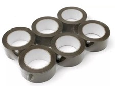 36 Rolls Premium Brown Carton Box Sealing Packing Tape 2 Mil Thick 2"x110 yard