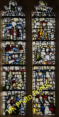 Photo 12x8 Detail, Stained glass window, s.V, St Michael's Spurriergate, Y c2015