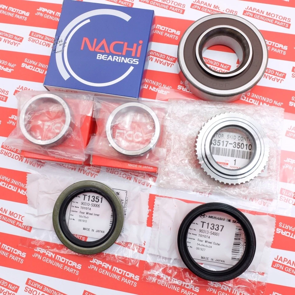 HECHO EN JAPÓN para Toyota Tundra Tacoma 4Runner T100 Kit de cojinete y sello de rueda trasera Foto 2 de 4