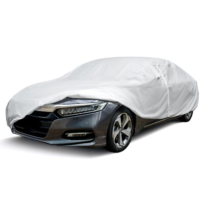 #ad Hyvek Car Cover for Automobiles All Weather Waterproof Outdoor Full CoversWhite $49.99