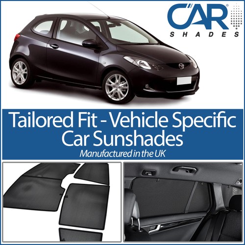 Mazda 2 3dr 2008-14 CAR WINDOW SUN SHADE BABY SEAT CHILD BOOSTER BLIND UV - Picture 1 of 12