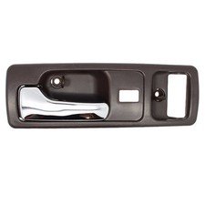 Inside Door Handle For 90-93 Honda Accord-front Left-dark Red W Chrome Lever