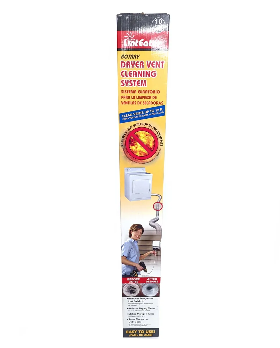 New Gardus LintEater Dryer Vent Cleaning System (10 Piece) RLE202 eBay