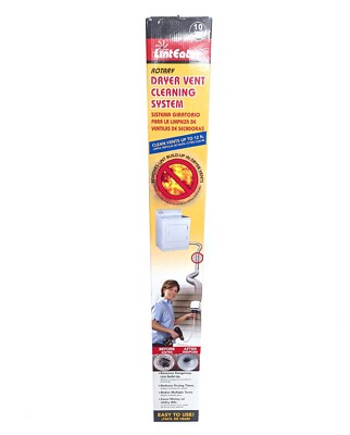 New Gardus LintEater Dryer Vent Cleaning System (10 Piece) RLE202