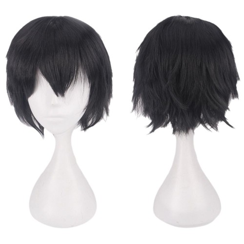 Synthetic Short Straight Hair Multicolour Male Layered Wigs Men Women - Picture 8 of 32