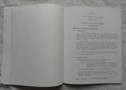 * Dossier RAPPORT DE MISSION CHANTIERS NAVALS POLOGNE Gdansk... 1961 Navires.. - Picture 7 of 7