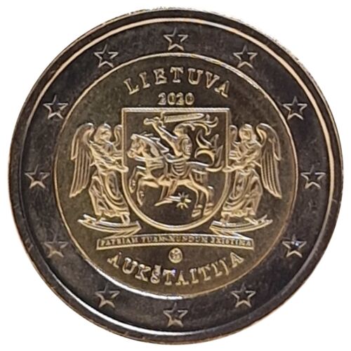 Monete speciali Lituania: moneta da 2 euro 2020 Aukštaitija moneta speciale - Foto 1 di 1