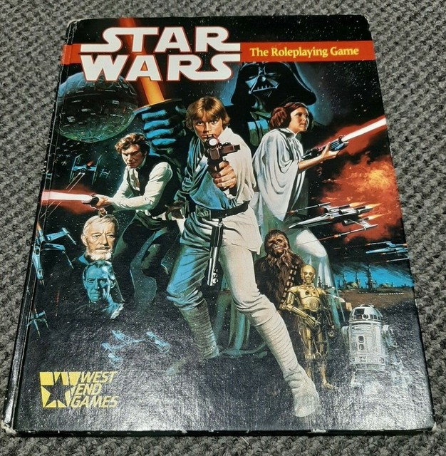 Star Wars The Roleplaying Game West End Games 40001 RPG HC 1st Ed 1987