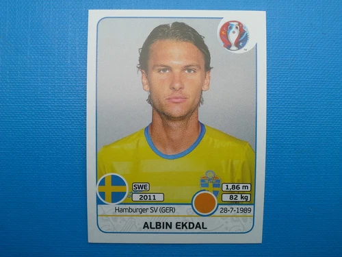 Panini Euro 2016 France n.558 Albin Ekdal Sverige