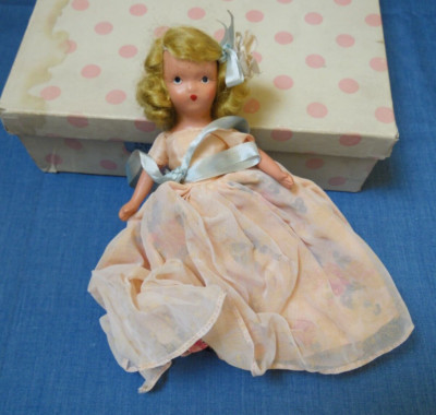 VTG Nancy Ann Storybook Doll Bisque 6.5'' A ROSEBUD GIRL TO LOVE JUNE DAYS 192