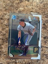 Adrian Sampson Signed 2015 Bowman Chrome Prospects Auto Pittsburgh Pirates BCP20