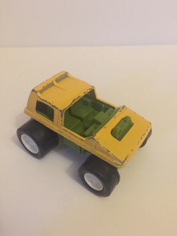 Vehículo todo terreno Tootsietoy "Koot" vintage - amarillo/verde - EE. UU. - buen estado Foto 2 de 4