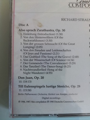Great Composers Classical Favorites from Richard Strauss 2 Disc Set**New/Unopen* - Picture 3 of 4
