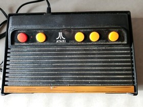 Atari Flashback 4 Launch Edition Black Console FOR PARTS ONLY 2 IR controllers