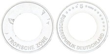 5 Euro Tropische Zone 2017 ohne Innenteil und ohne Randschrift gepr&auml;gt  96338