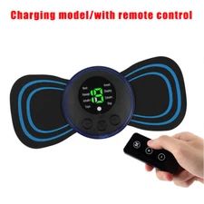 Portable Mini Electric EMS Neck Back Massager Cervical Massage Patch Stimulator