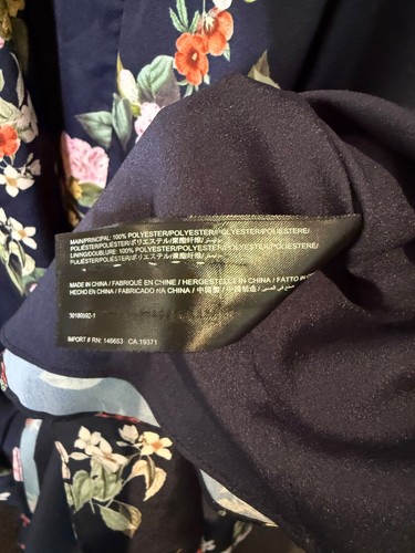 KEEPSAKE THE LABEL For Me Gown in Navy Floral Maxi Ruffles Size M AU - 第 8/10 張圖片