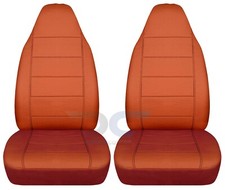 Front Set Car Seat Covers Fits 1968 To 1976 Vw Beetle 26 Colors Cotton