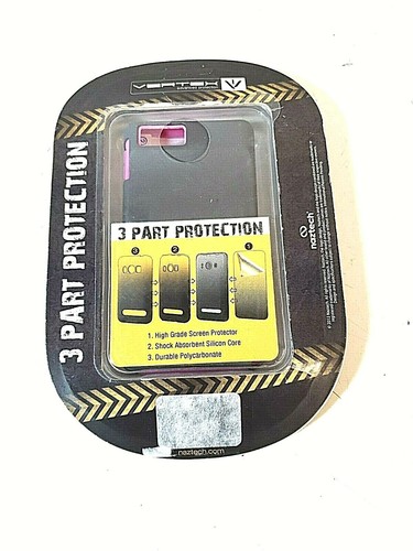 Naztech Vertex 3 Part Protection Case for Motorola MB810, Pink - Ships Today! - Picture 2 of 3